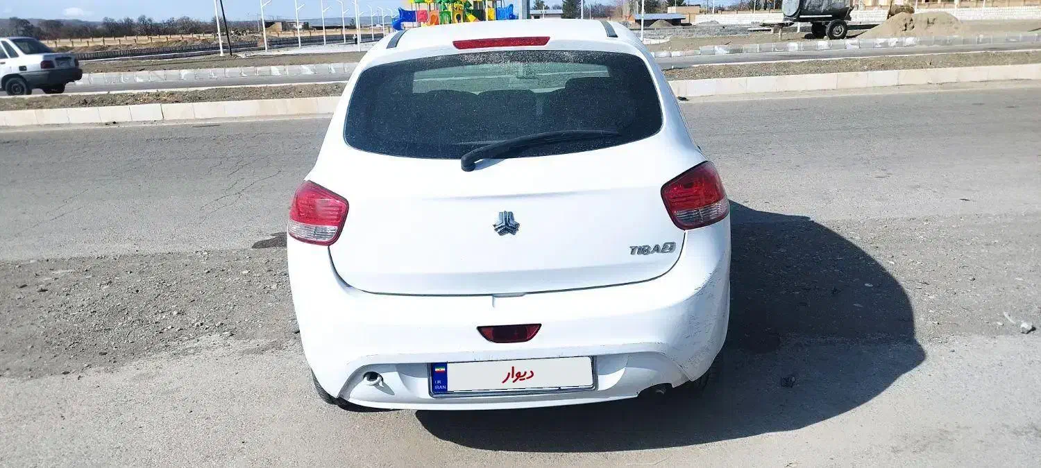 تیبا دو 98|خودرو سواری و وانت|بافت, |دیوار