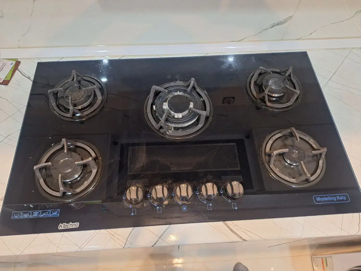 گاز ۵ شعله رو کار کار|اجاق گاز و لوازم برقی پختوپز|لنگرود, |دیوار