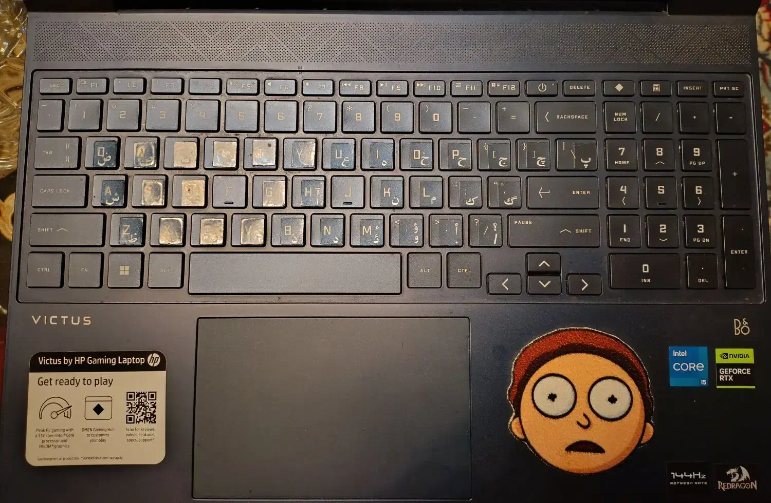 لپتاپ HP Victus 15 نسل 13 رم 32|رایانه همراه|همدان, |دیوار