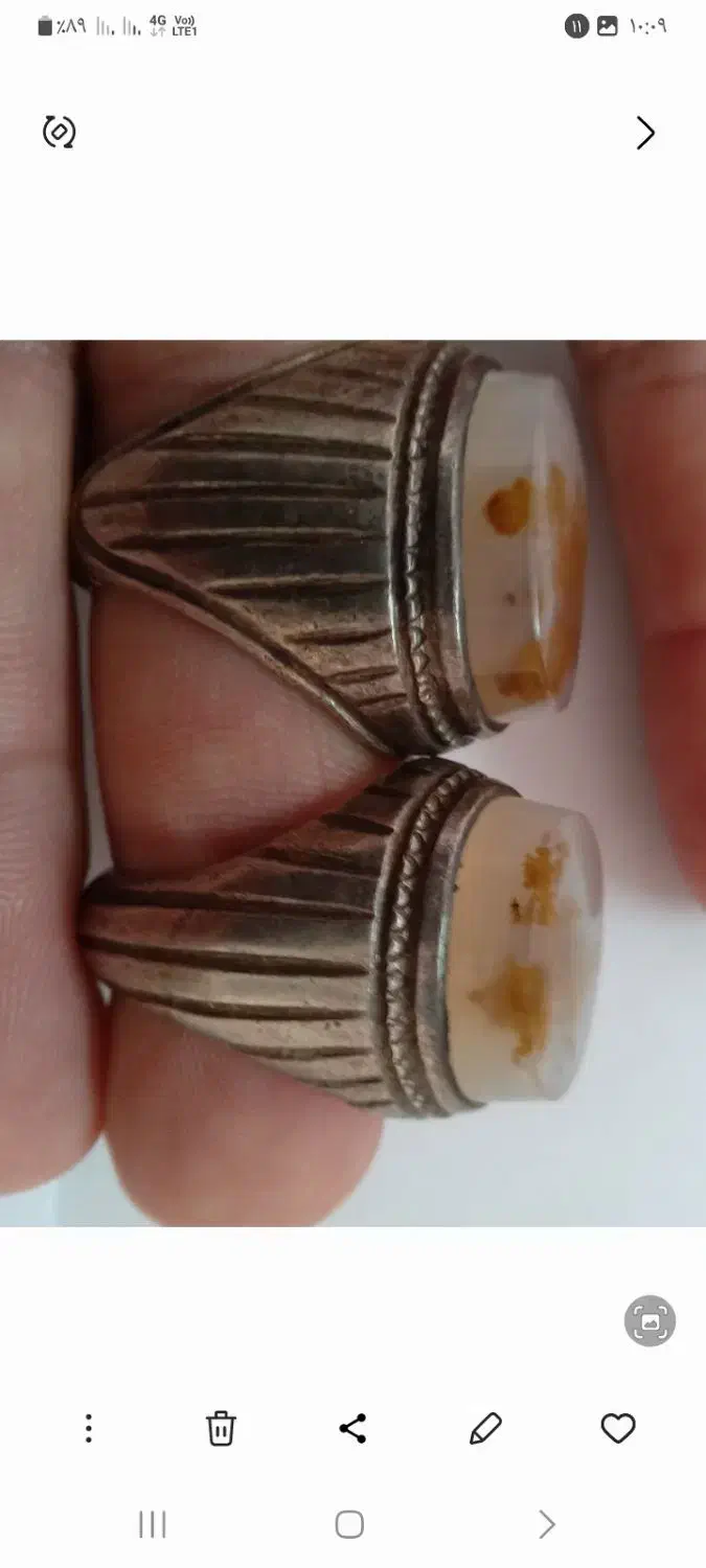 انگشتر شجر یمن تراش|جواهرات|گلپایگان, |دیوار