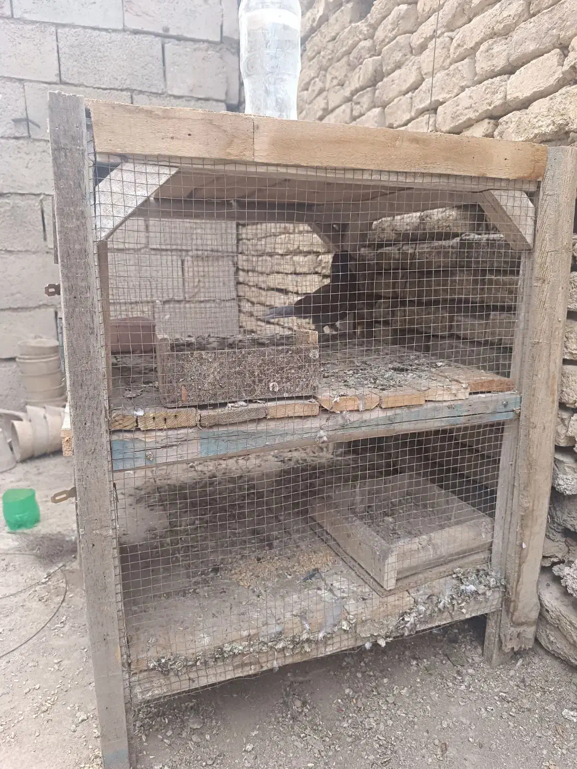 قفس چوبی و گلخانه کوچیک|لوازم جانبی حیوانات|نجفآباد, حومه نجف آباد|دیوار
