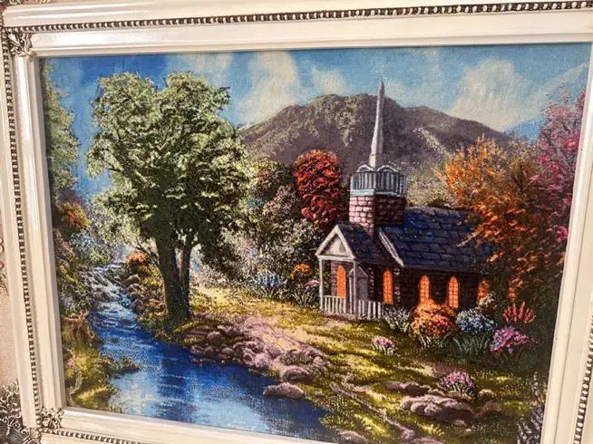 تابلو فرش دستباف|تابلو فرش|تنکابن, |دیوار