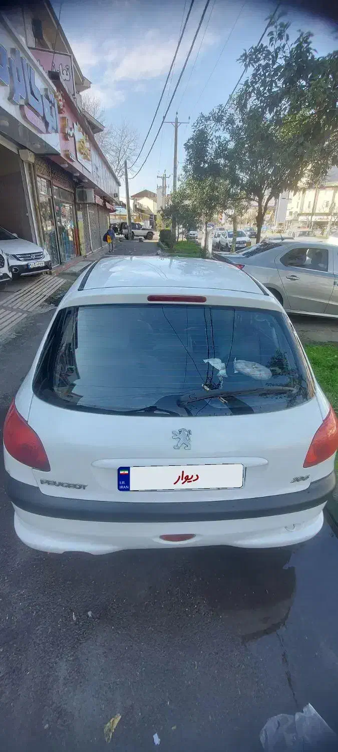 206 تیپ ۲ مدل ۸۹|خودرو سواری و وانت|رشت, استقامت ۱|دیوار