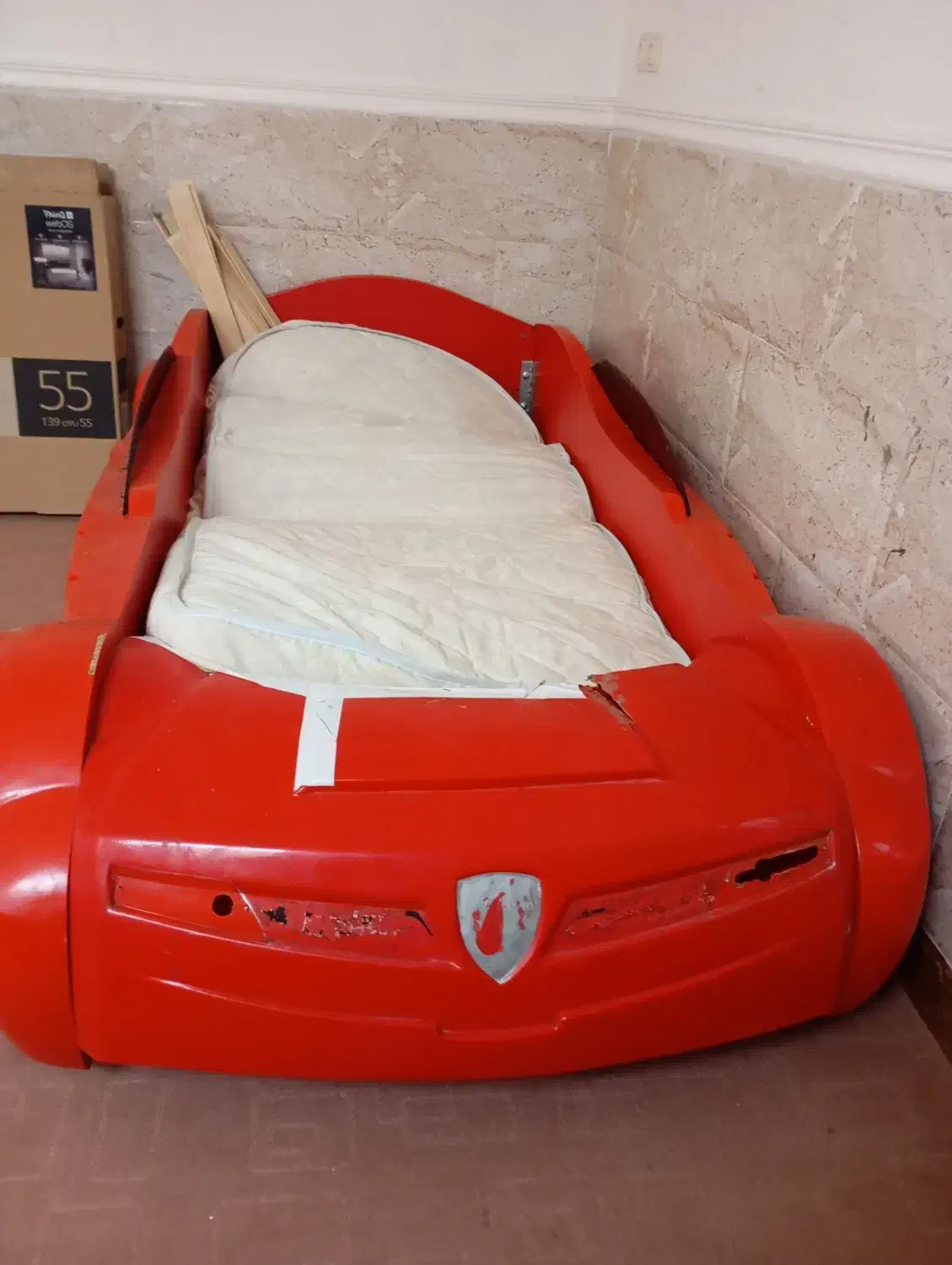 تخت ماشینی|تخت و سرویس خواب|امیدیه, |دیوار