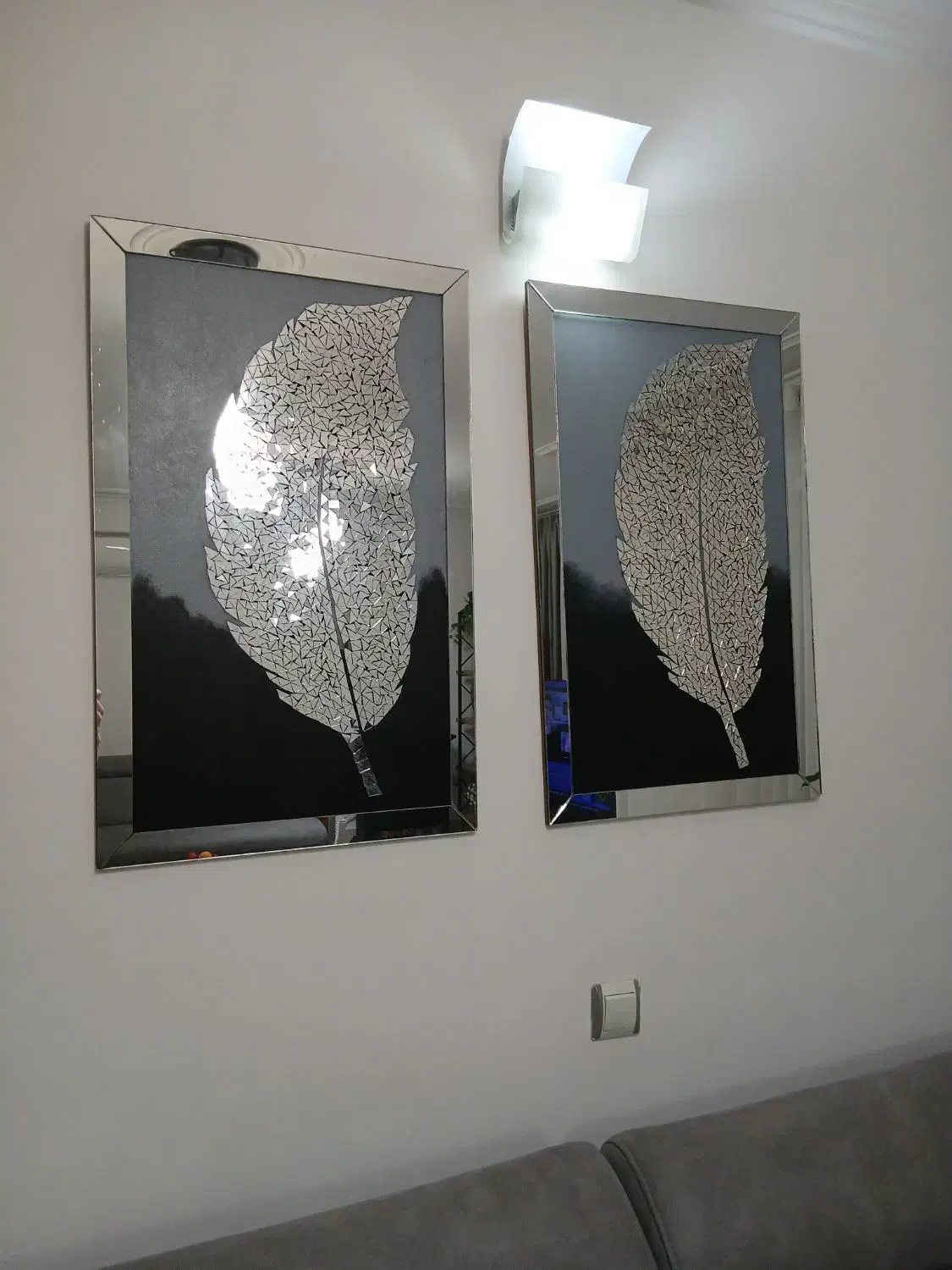 تابلو ایینه کاری،شده|آینه|بندر انزلی, معلم|دیوار