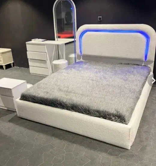 تخت خواب مدل tedlچراغدار//تولیدی رادفر|تخت و سرویس خواب|خمینی‌شهر, |دیوار