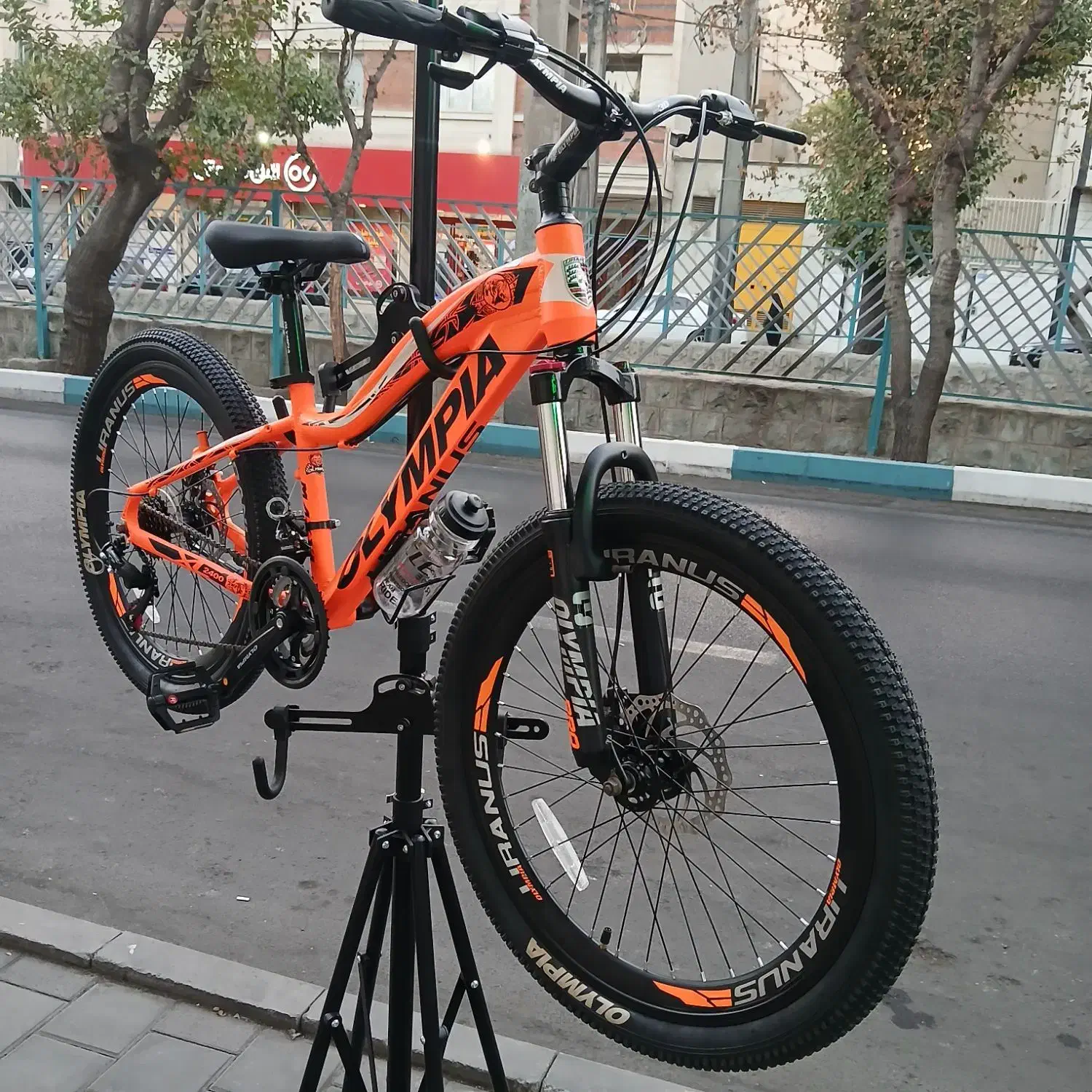 دوچرخه المپیا OLYMPIA سایز 24 آلومینیوم دیسکی|دوچرخه، اسکیت، اسکوتر|تهران, ائمه اطهار|دیوار