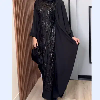 مانتو عبا کتیبه ایی کاملا نو|لباس|آبادان, |دیوار