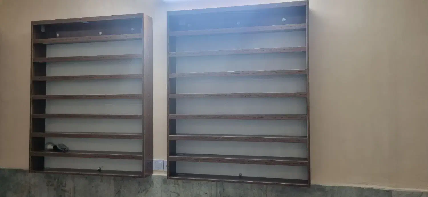 باکس دیواری (چوب)|کتابخانه، شلف، قفسههای دیواری|مشهد, گوهرشاد|دیوار