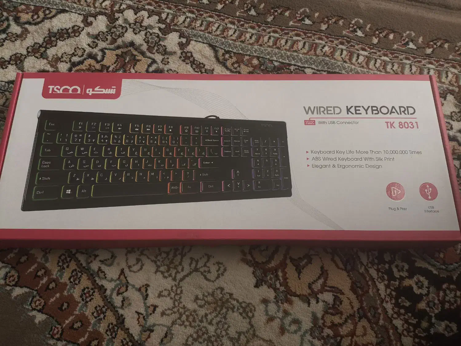 کیبورد گیمینگ تسکو مدل tk 8031|قطعات و لوازم جانبی رایانه|قم, نیروگاه|دیوار