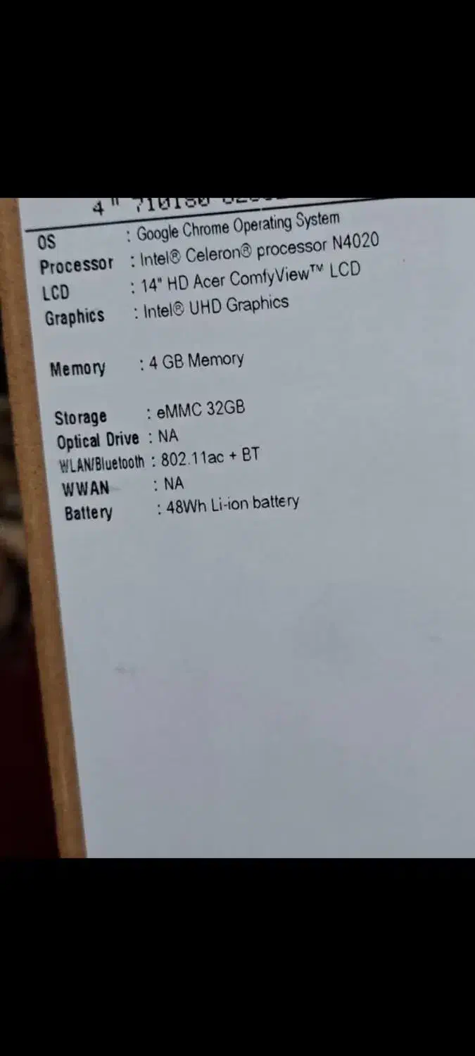 فروش لپتاپ Acer Chromebook 14 inch|رایانه همراه|اراک, |دیوار
