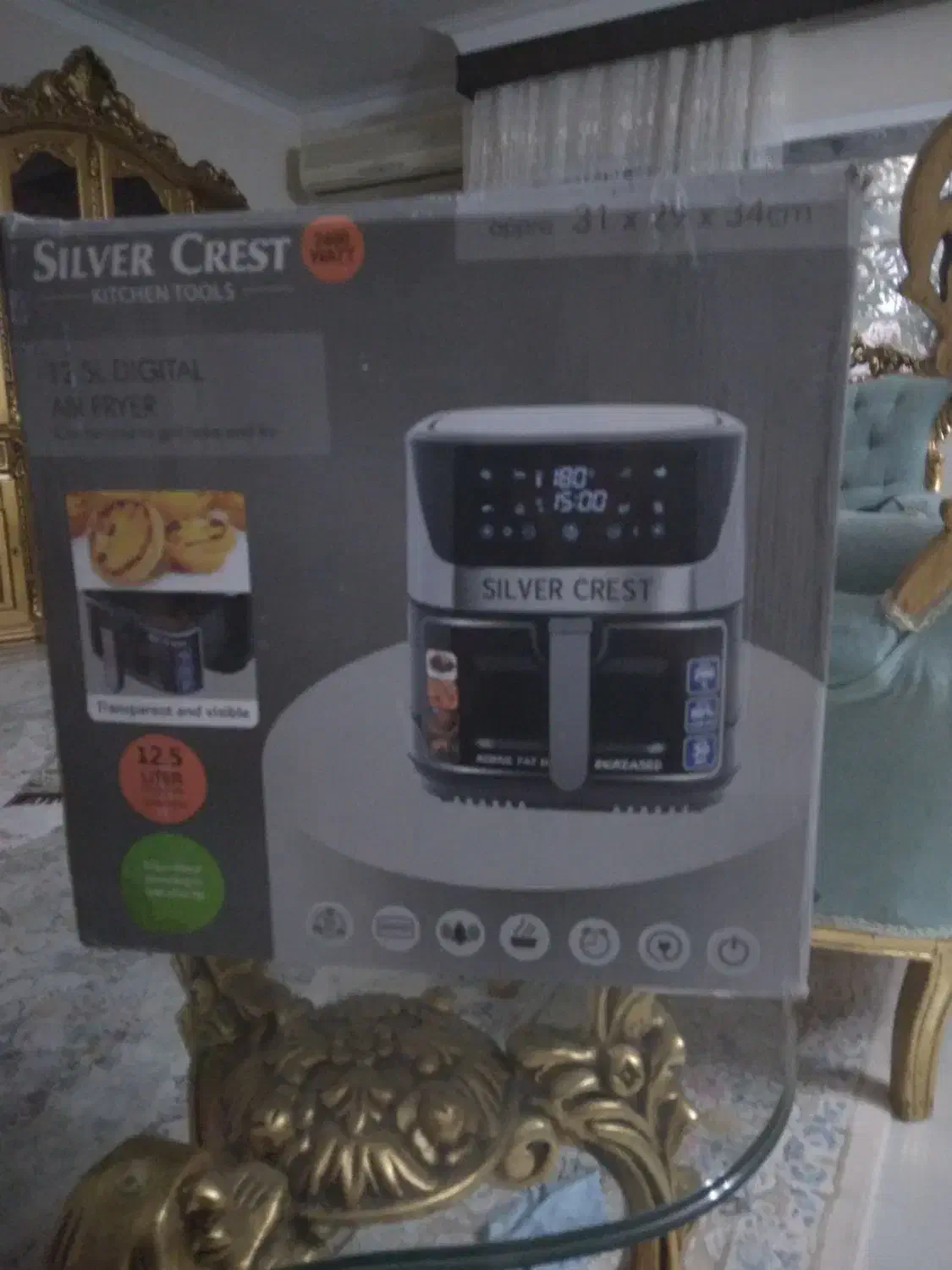 هواپز سیلور کرست ۱۲/۵ لیتری ۲۴۰۰ وات|اجاق گاز و لوازم برقی پختوپز|فریدونکنار, |دیوار