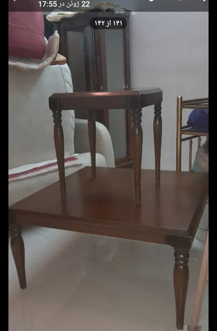 ۱بوفه و۲مینی بوفه سرخ کن میزعسلی روفرشی ظرف پذیرا|بوفه، ویترین، کنسول|اراک, |دیوار