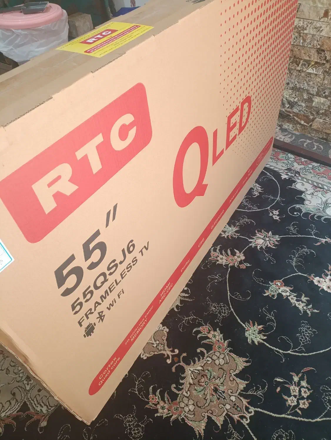 تلویزیون QLED هوشمند RTC مدل 55QSJ6|تلویزیون و پروژکتور|پیشوا, |دیوار