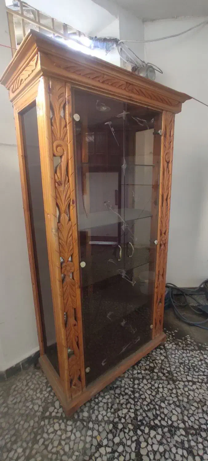 بوفه شیشه ای|بوفه، ویترین، کنسول|آمل, |دیوار