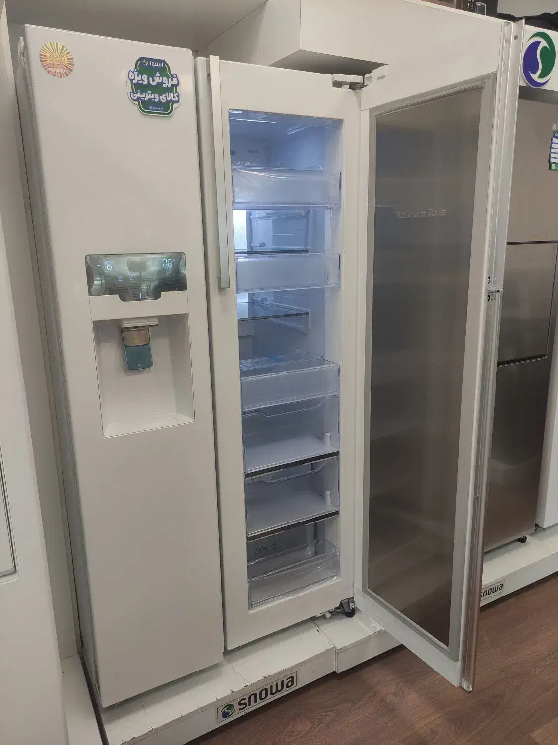 ساید ویتزینی گالری ۳۲ فوت سفید اسنوا|یخچال و فریزر|رشت, دیلمان|دیوار