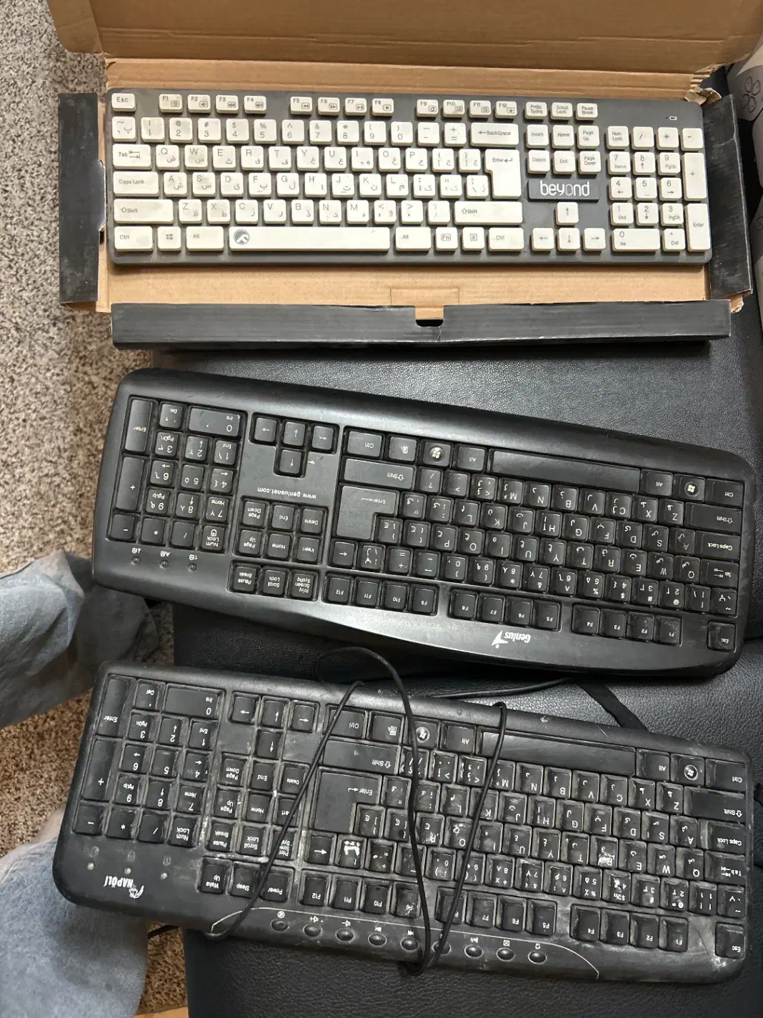 کیبورد سیمی و بی سیم|قطعات و لوازم جانبی رایانه|فردیس, نسترن غربی|دیوار