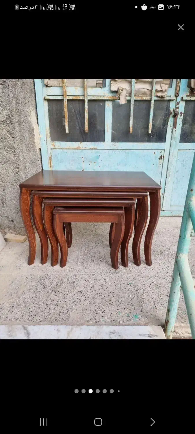 جلو مبلی ۴ تیکه|مبلمان خانگی و میز عسلی|مشهد, بهمن|دیوار