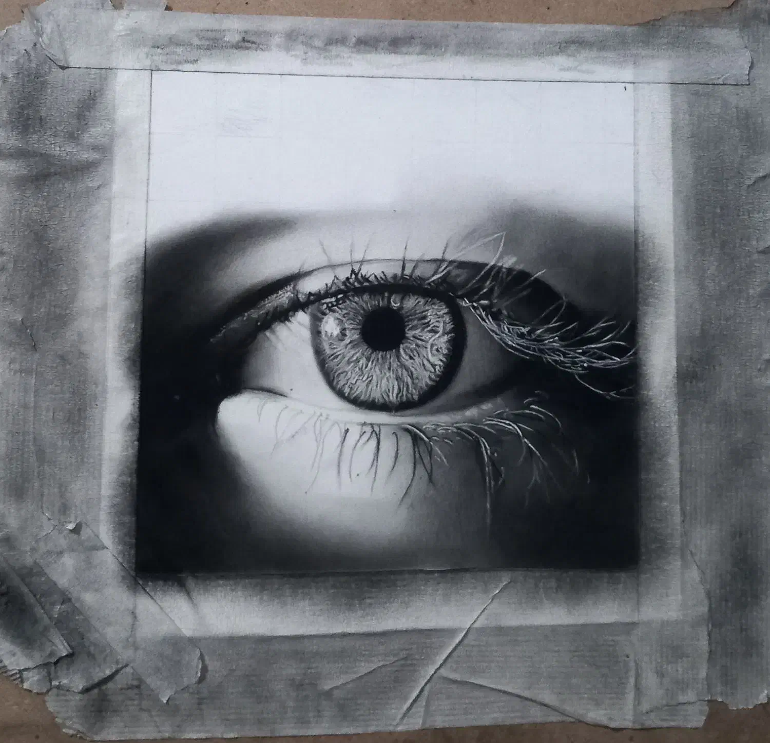 نقاشی چهره|تابلو، نقاشی، عکس|بم, |دیوار