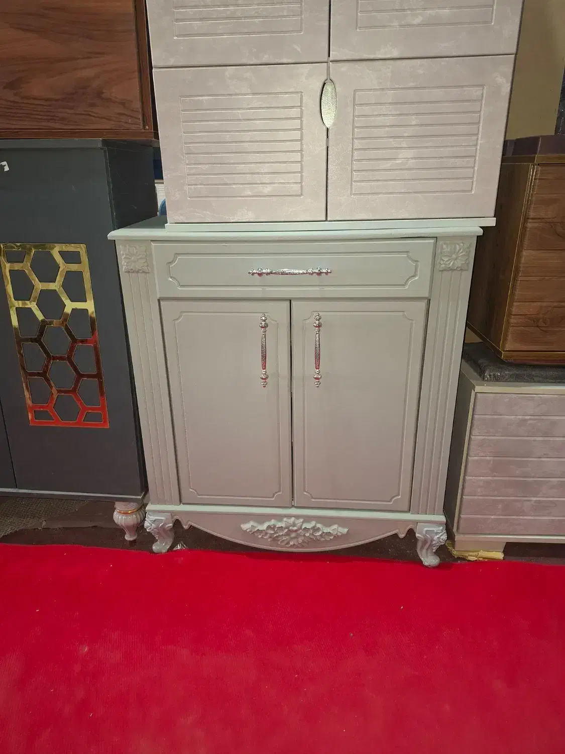 ۳درب جاکفشی. جا کفشی ۳درب|جاکفشی، کمد، دراور|خرم‌آباد, |دیوار