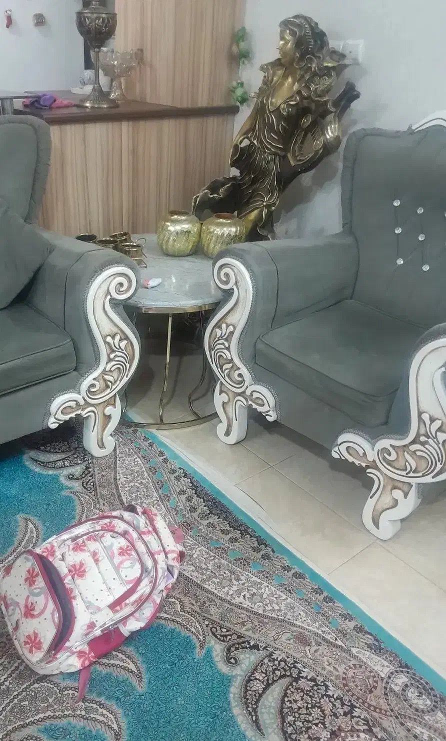 دودست مبل کارکرده|مبلمان خانگی و میز عسلی|گرمسار, |دیوار