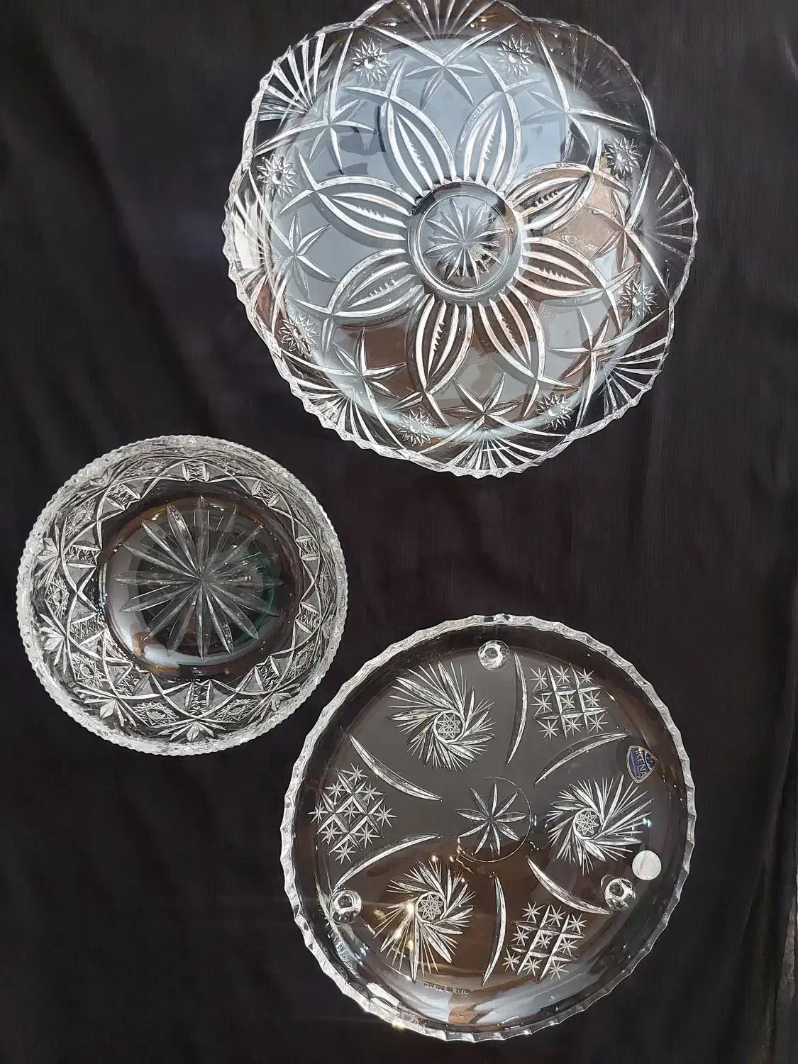 میوه خوری و کاسه و شیرینی خوری کریستال خورشیدی|ظروف سرو و پذیرایی|تهران, صادقیه|دیوار