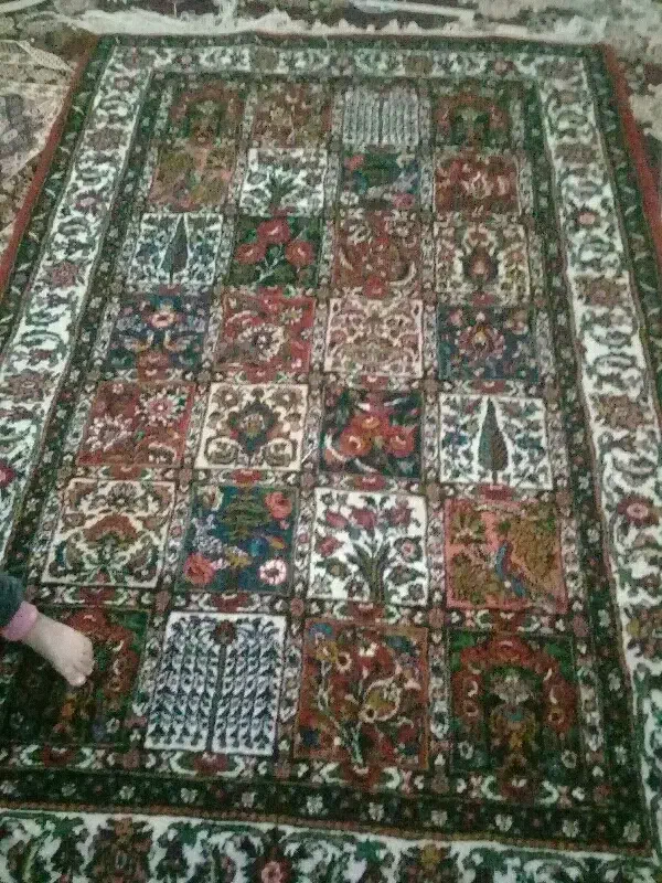 قالی دست بافت فروشی|فرش|فارسان, |دیوار