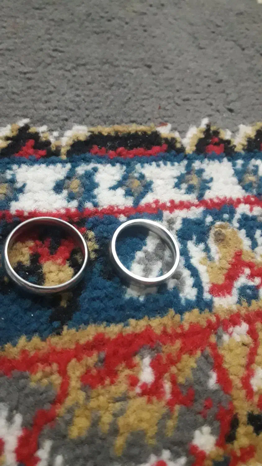 انگشتر رنگ ثابت استیل|بدلیجات|کرمانشاه, |دیوار