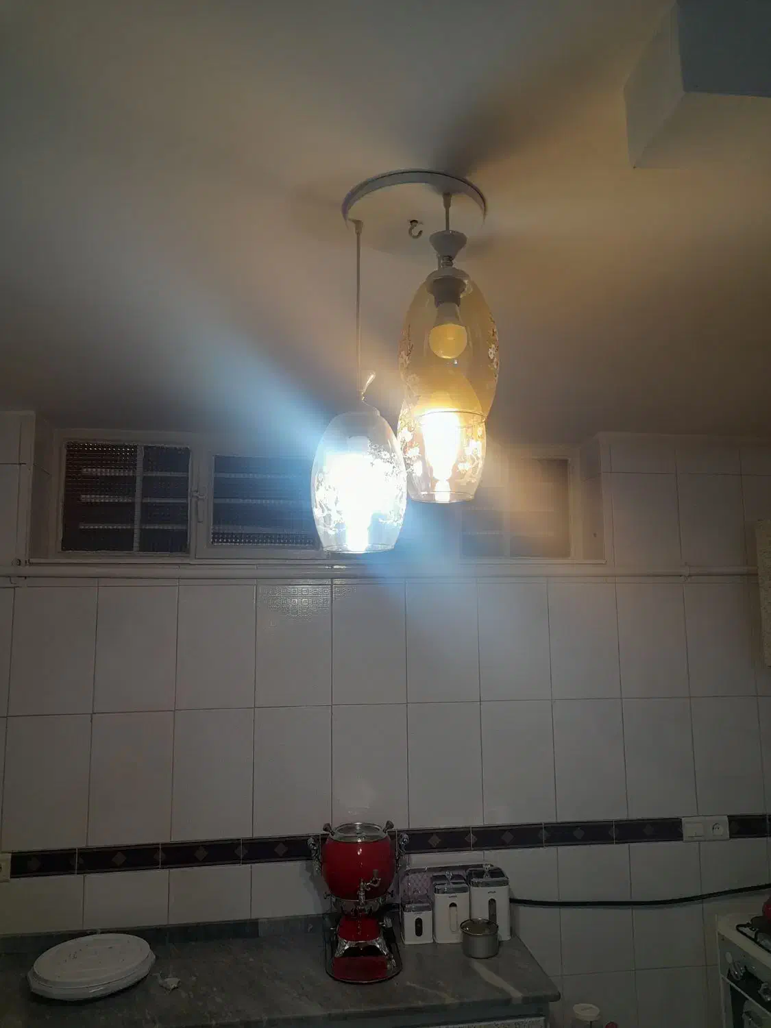 لوسترآشپزخانه|لوستر و چراغ آویز|سمنان, |دیوار