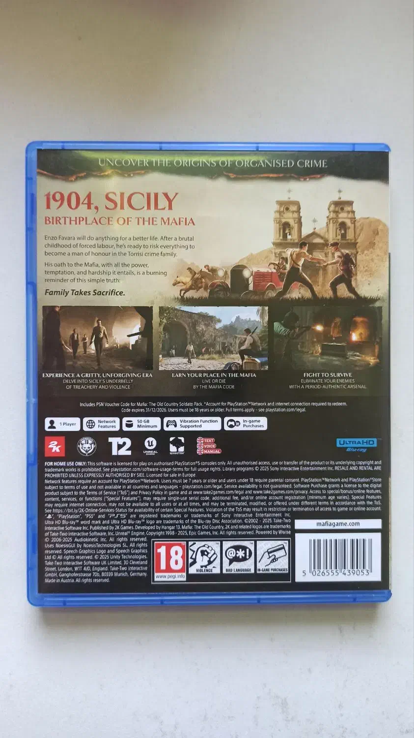 بازی mafia the old country ps5|کنسول، بازی ویدئویی و آنلاین|رشت, کوی فکوری|دیوار