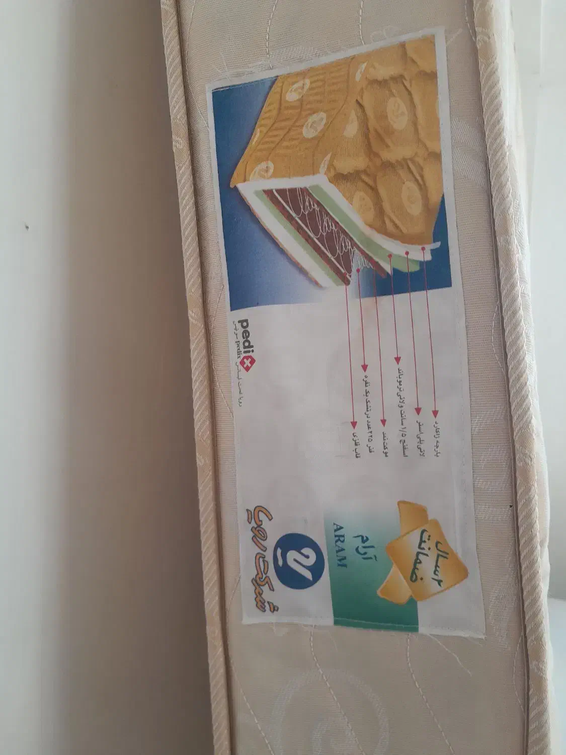 تشک خوشخواب|تشک تختخواب|شیروان (خراسان), |دیوار