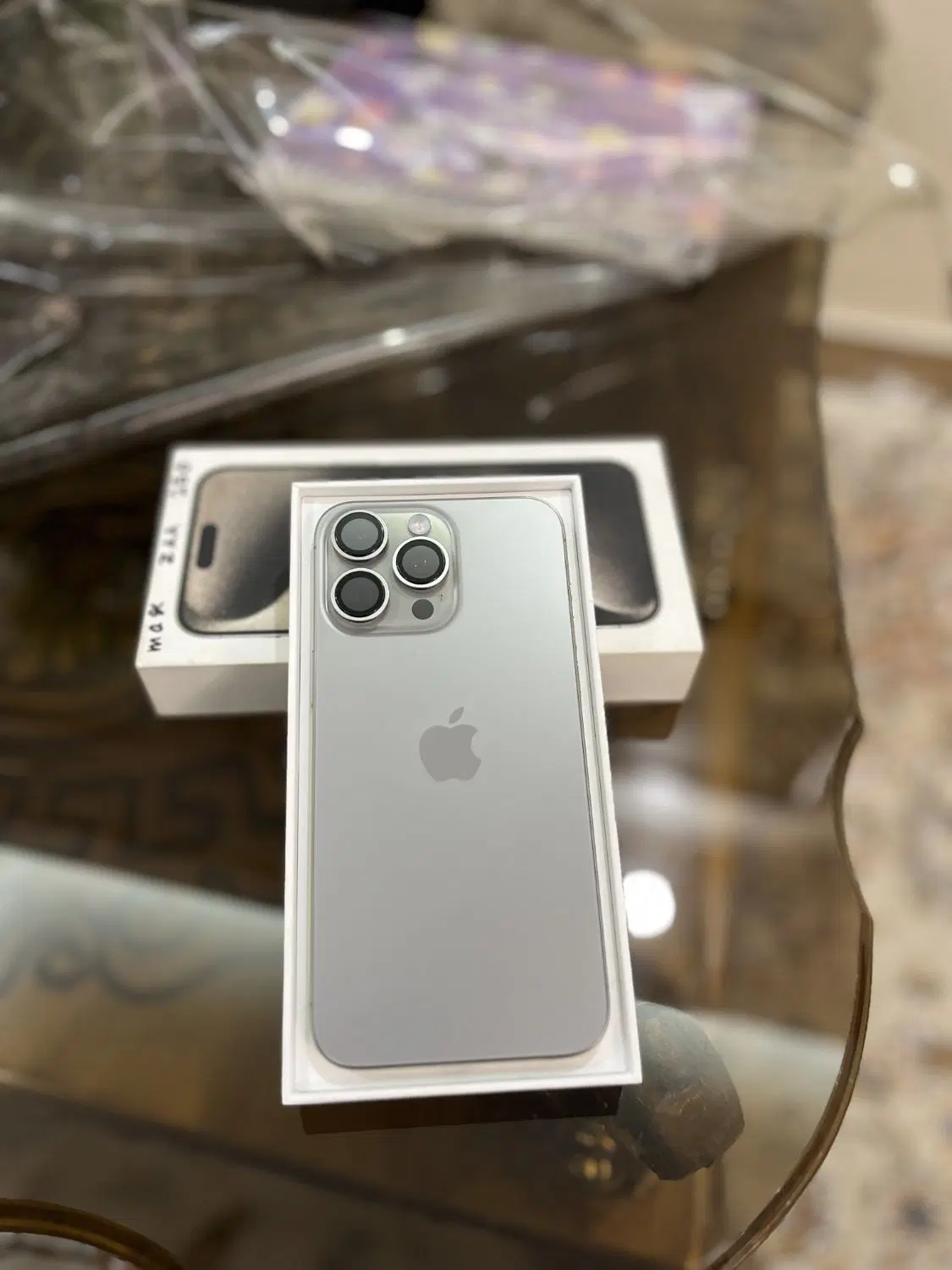iPhone 15 pro max آیفون در حد آکبند لازروقی|موبایل|تهران, دهم فروردین|دیوار
