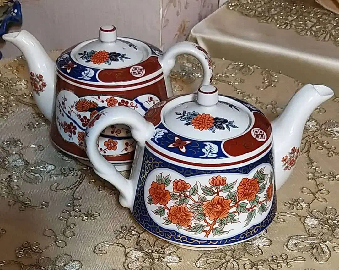 قوری امیری ژاپنی قدمت پهلوی یک جفت|قوری، کتری، قهوه‌ساز دستی|تهران, سید خندان (جلفا)|دیوار