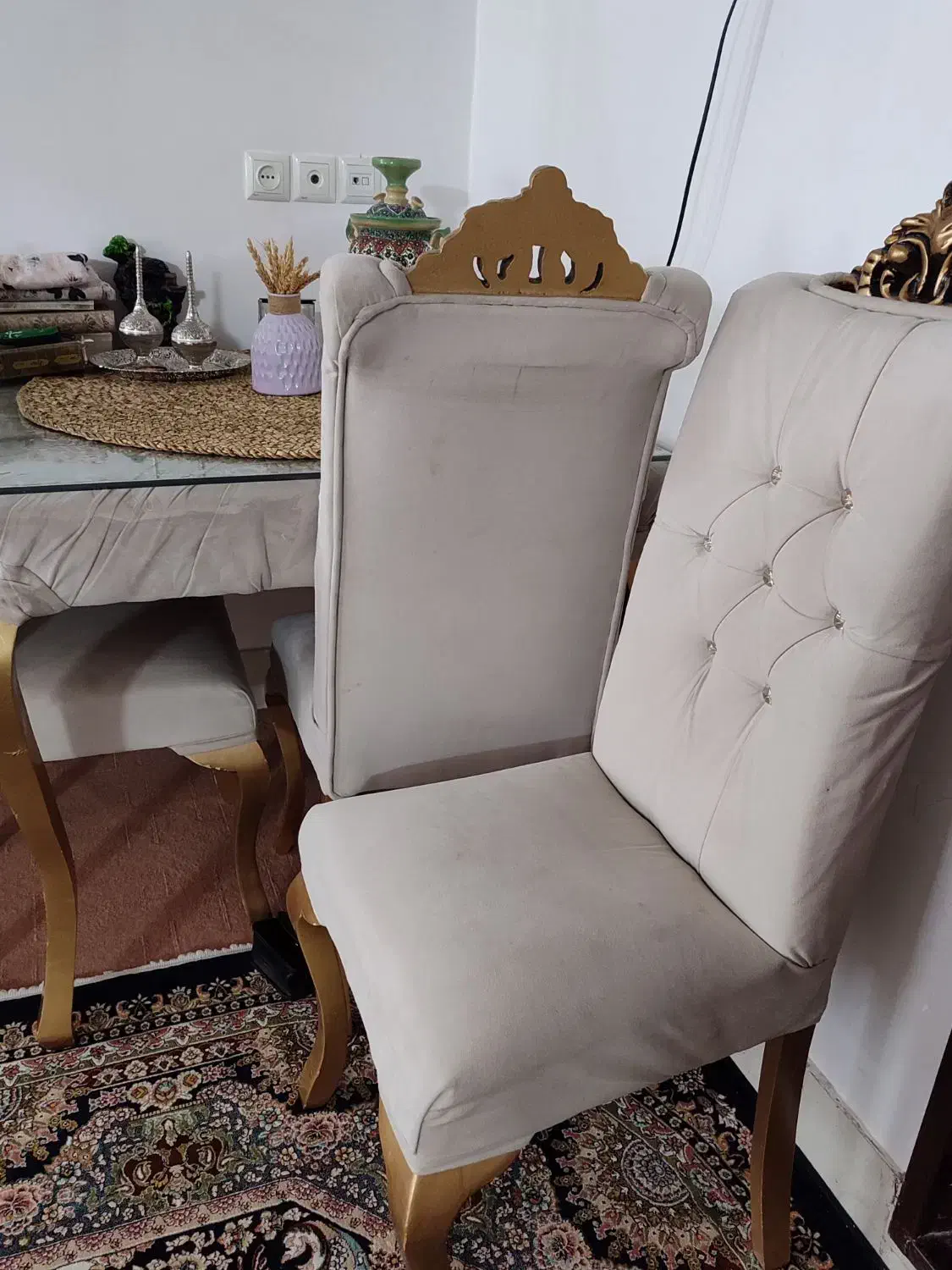 سرویس کامل چوب با بوفه میز نهارخوری|مبلمان خانگی و میز عسلی|بیرجند, |دیوار