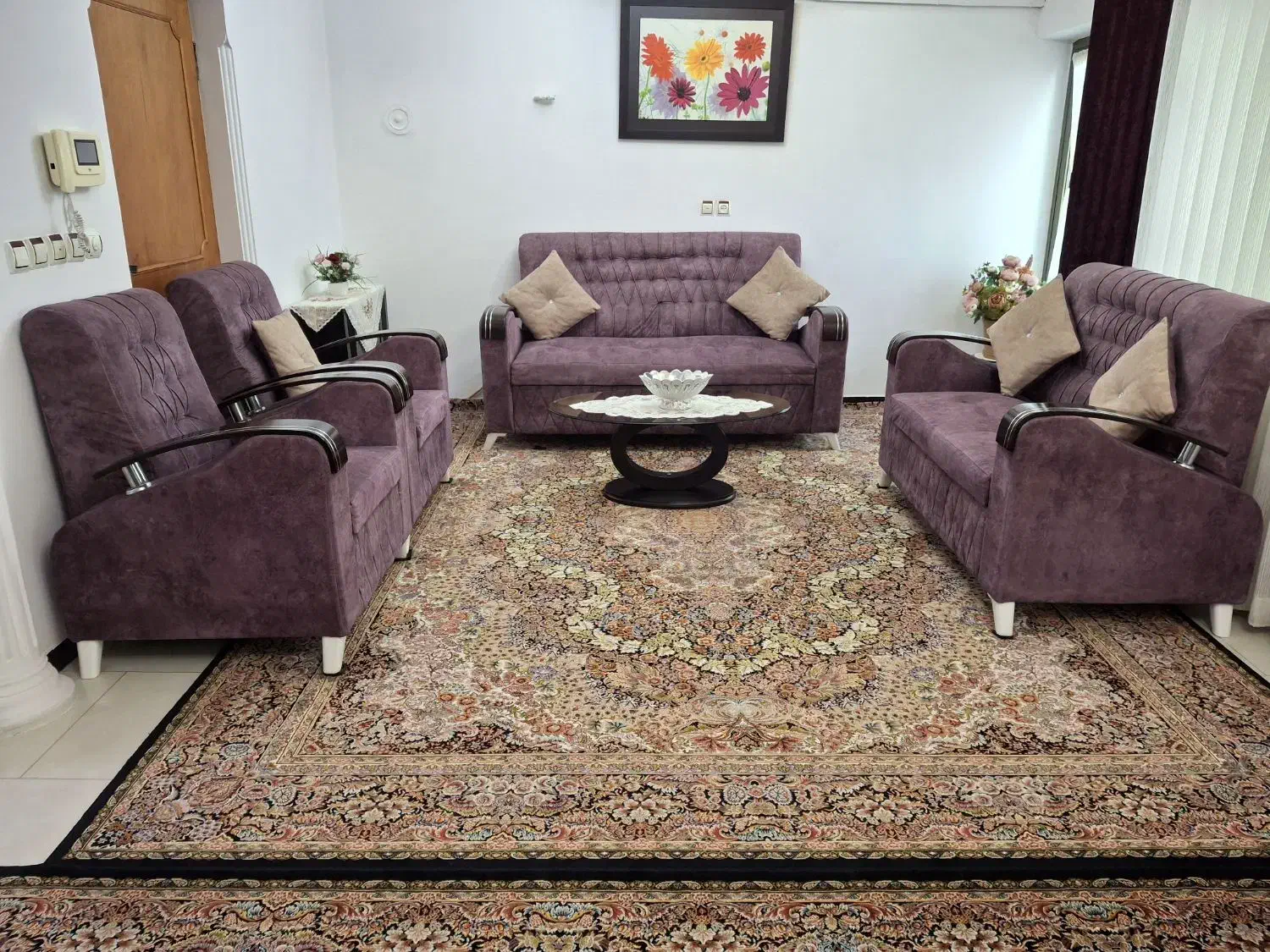 مبل ۷نفره شیک|مبلمان خانگی و میز عسلی|فریدون‌کنار, |دیوار
