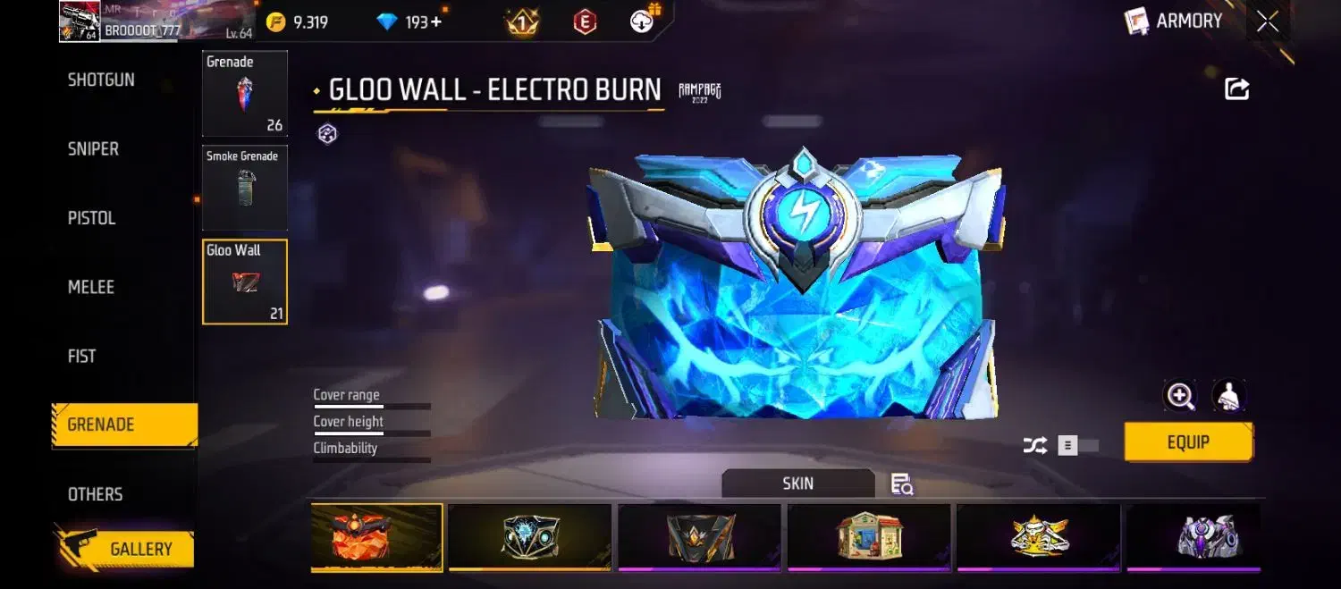 اکانت فری فایر ۶۴|کنسول، بازی ویدئویی و آنلاین|مرند, |دیوار