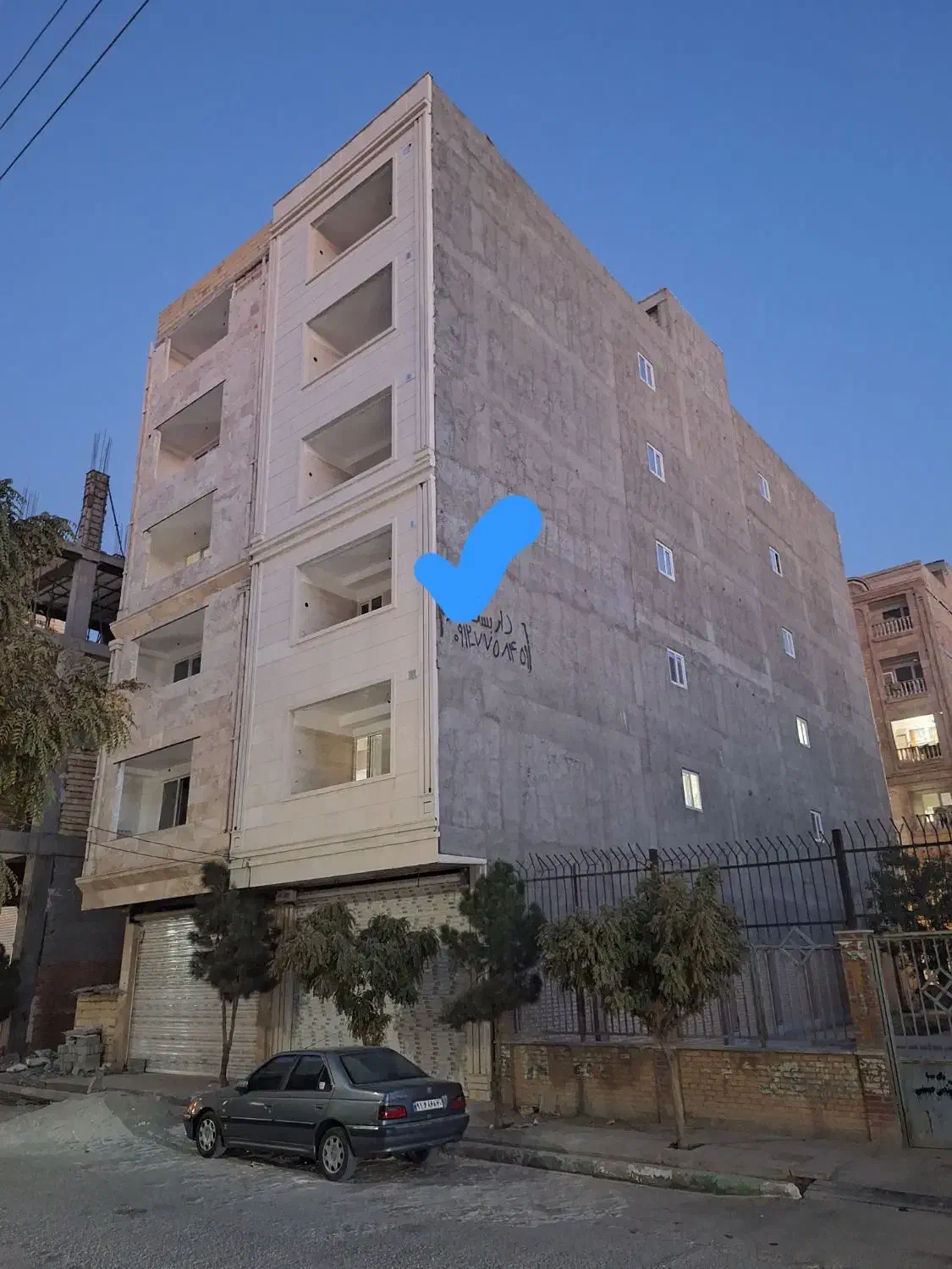 آپارتمان خام نوساخت ۸۶ متری تک خواب|فروش آپارتمان|رباطکریم, نصیرشهر|دیوار