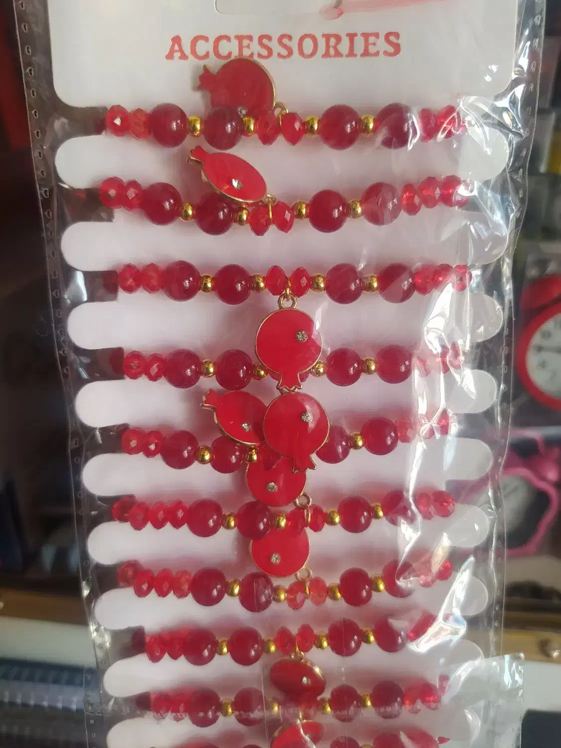 ست یلدایی دستبند .گردنبند.گوشواره|بدلیجات|کرمان, |دیوار