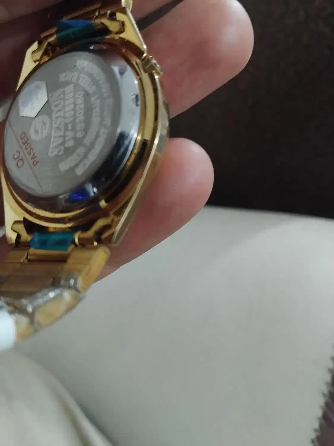 ساعت سویستون طلایی آکبند اصل ژاپن|ساعت|زرندیه, |دیوار