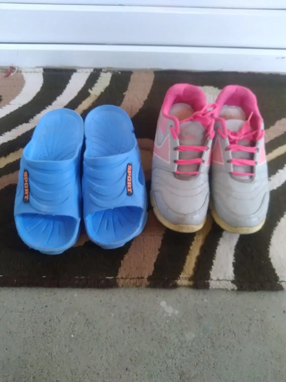 دمپایی سایز ۴۲وکتانی تمیز|کیف، کفش، کمربند|الیگودرز, |دیوار