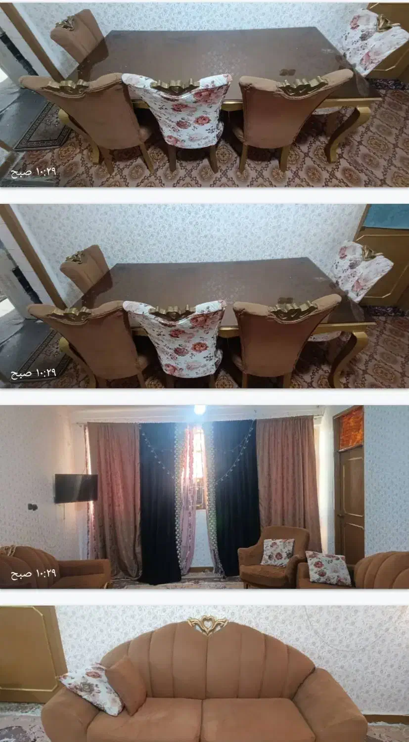 پرده مبل میز غذاخوری|مبلمان خانگی و میز عسلی|چابهار, |دیوار