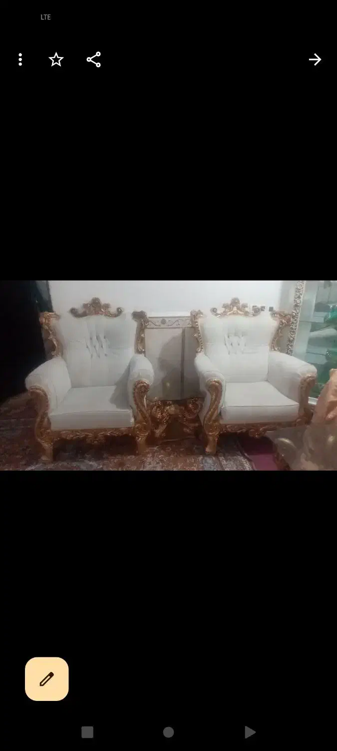 مبل هفت نفره در حد نو|مبلمان خانگی و میز عسلی|دهگلان, |دیوار