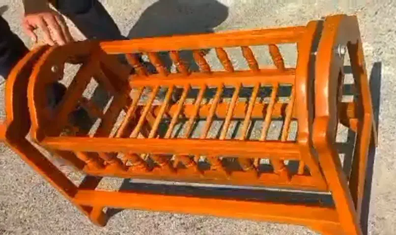 کهواره نوزادی چوبی|تخت و صندلی بچه|باقرشهر, |دیوار