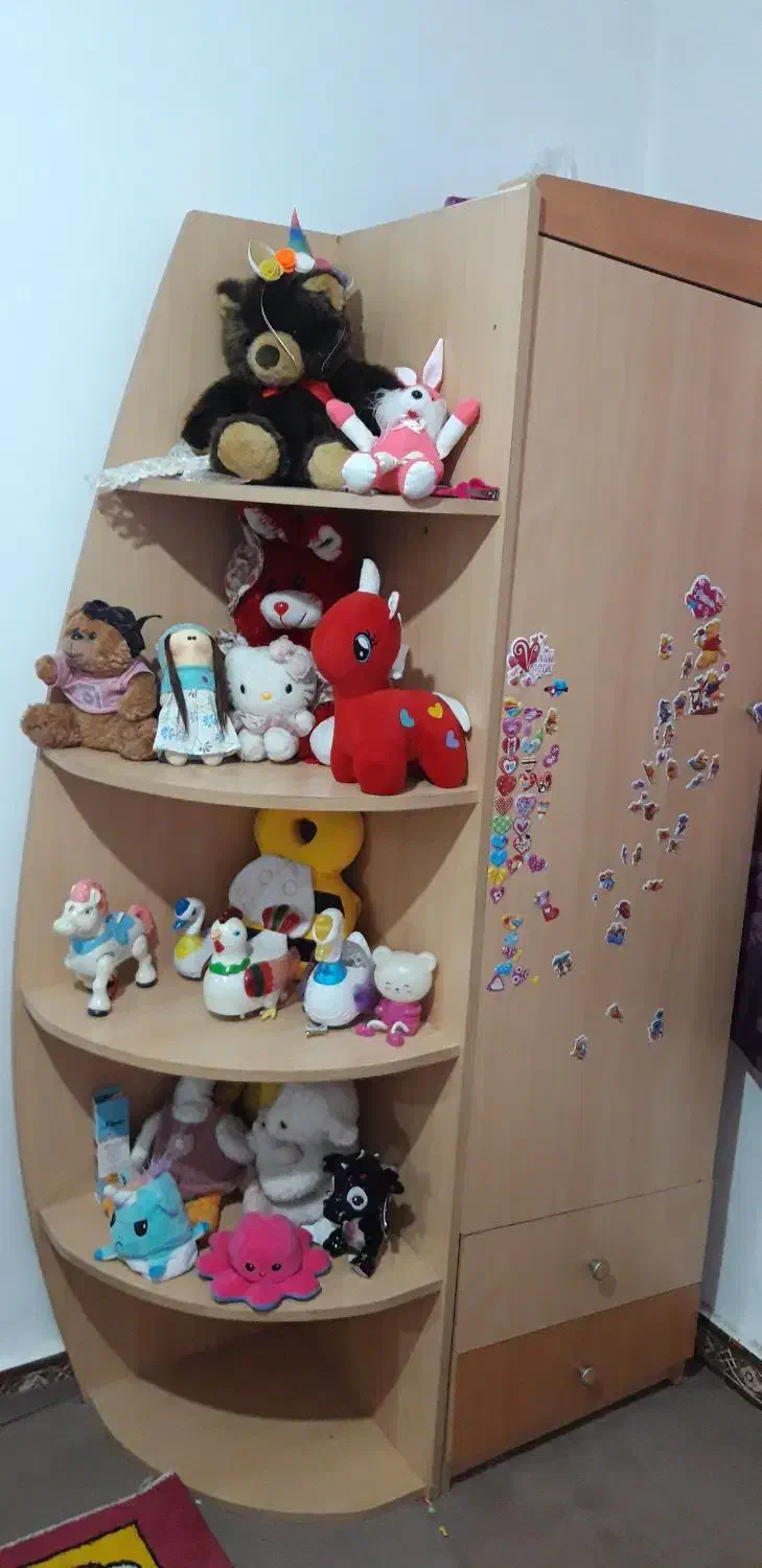 تخت و کمد کودک|تخت و سرویس خواب|رشت, پل تالشان|دیوار