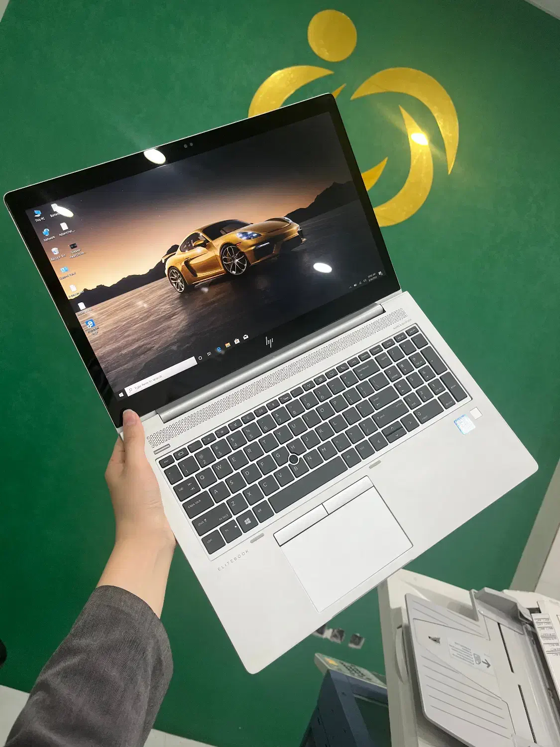 لپ تاپ شیک فلزی آمریکایی HP 755 G5|رایانه همراه|هشتگرد, هشتگرد قدیم|دیوار