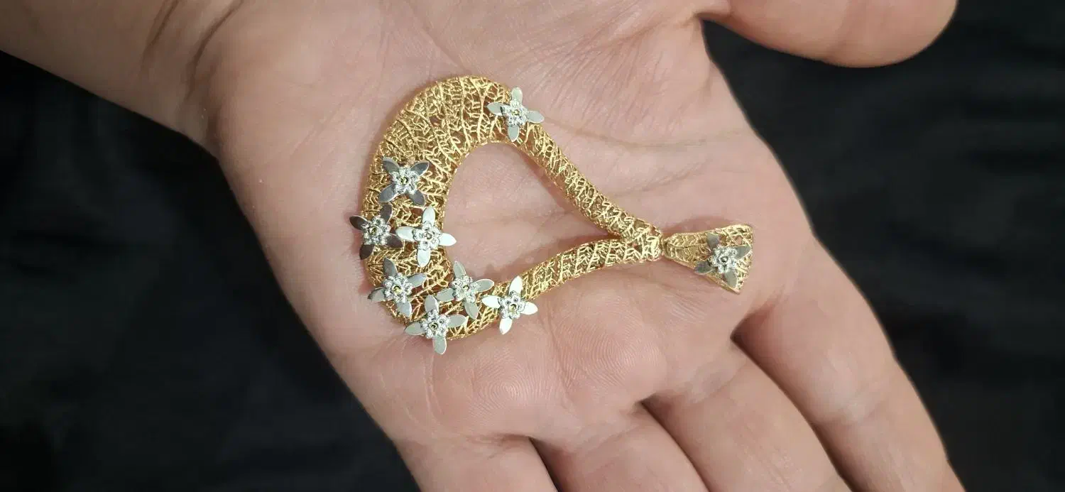 نیم ست طلا|جواهرات|بروجرد, |دیوار