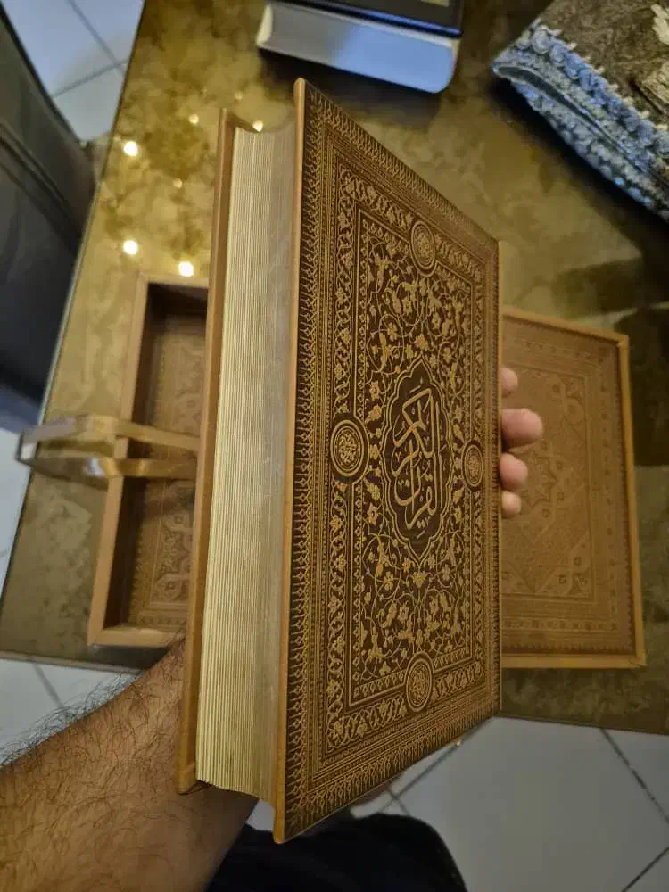 قران چرمی طلاکوب و قران قدیمی عتیقه|کتاب و مجله مذهبی|تهران, سلسبیل جنوبی|دیوار