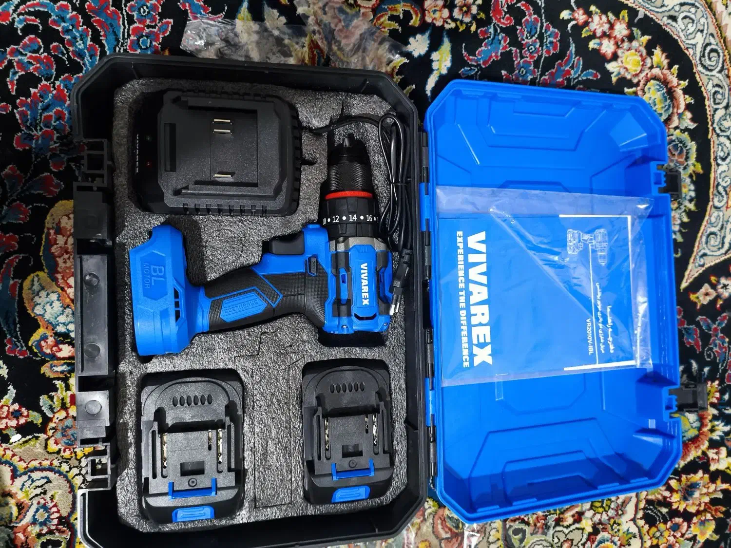 دریل مته پیچ بند شارژی براشلس ویوارکس ۱سال گارانتی|ابزارآلات|تهران, دولتخواه جنوبی|دیوار