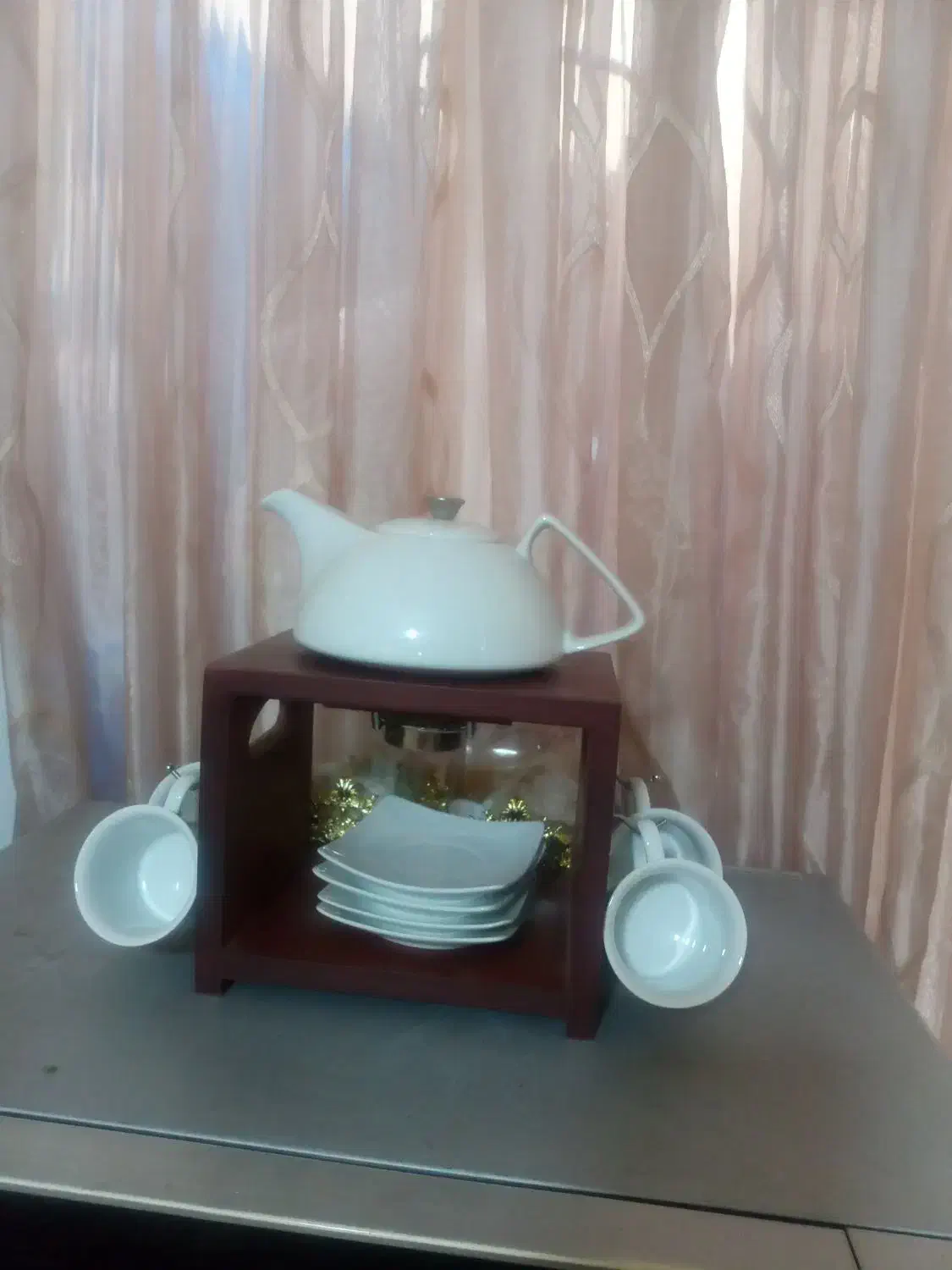 قوری وفنجون چینی قهوه خوری|قوری، کتری، قهوه‌ساز دستی|تهران, گرگان|دیوار