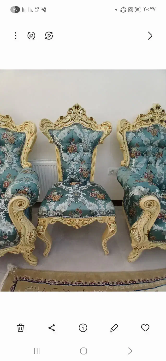 مبل ۷ نفره و  میز ناهارخوری ۶ نفره|مبلمان خانگی و میز عسلی|بهشهر, |دیوار